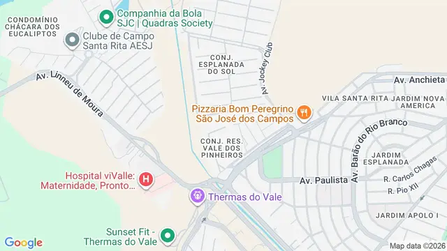Mapa do bairro Condomínio Loteamento Reserva das Figueiras, São José dos Campos - SP