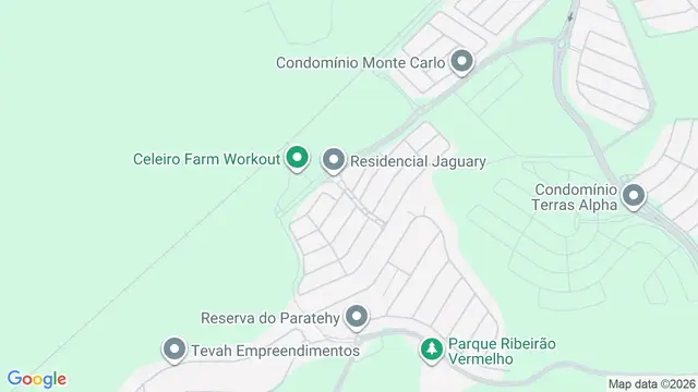 Mapa do bairro Condomínio Residencial Jaguary, São José dos Campos - SP