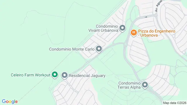 Mapa do bairro Condomínio Residencial Monte Carlo, São José dos Campos - SP