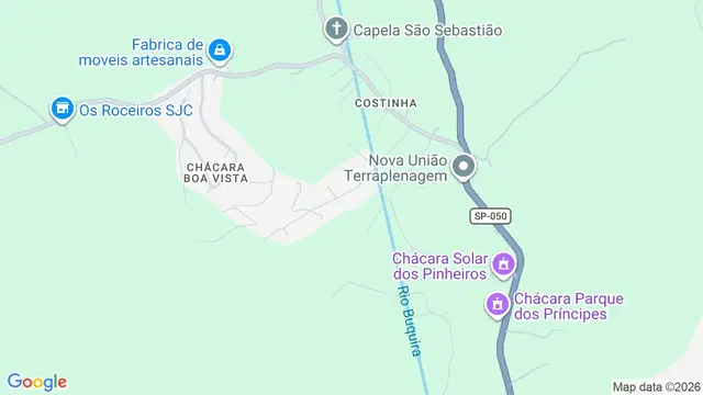 Mapa do bairro Costinha, São José dos Campos - SP