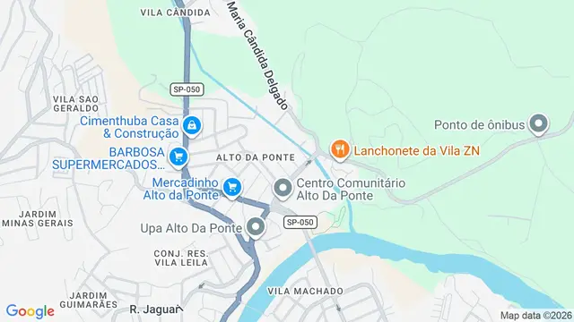 Mapa do bairro Jardim Maritéia, São José dos Campos - SP