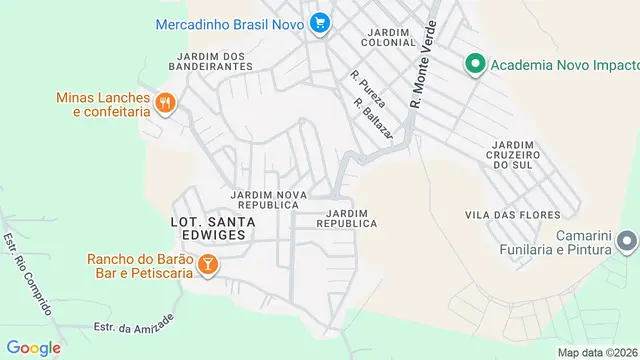 Mapa do bairro Jardim República, São José dos Campos - SP