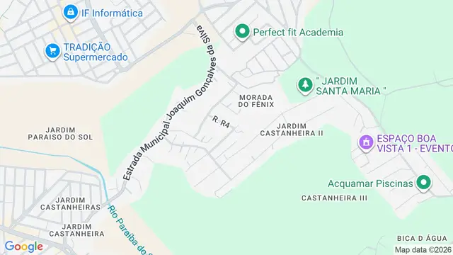 Mapa do bairro Jardim Santa Maria III, São José dos Campos - SP