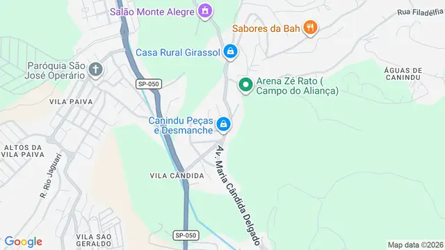 Mapa do bairro Jardim Santa Matilde, São José dos Campos - SP