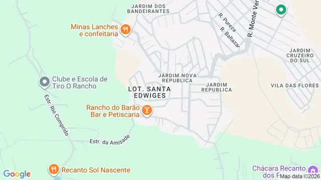 Mapa do bairro Loteamento Santa Edwiges, São José dos Campos - SP