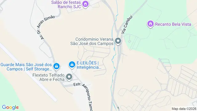 Mapa do bairro Loteamento Verana, São José dos Campos - SP