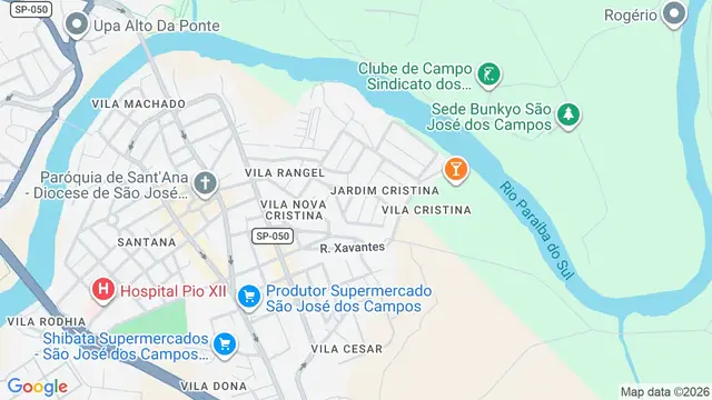 Mapa do bairro Portal de Minas, São José dos Campos - SP