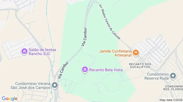 Mapa do bairro Portal dos Passaros, São José dos Campos - SP