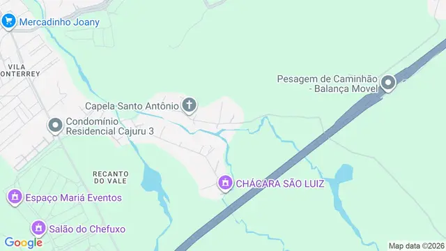 Mapa do bairro Serrote, São José dos Campos - SP