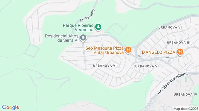 Mapa do bairro Urbanova VII, São José dos Campos - SP
